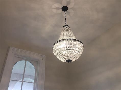 The Pottery Barn Chandelier Worked Perfectly In Our Foyer Pottery Barn