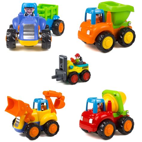 5 Set Baby Toddlers Dump Truck Toy Boys Kids Children Construction