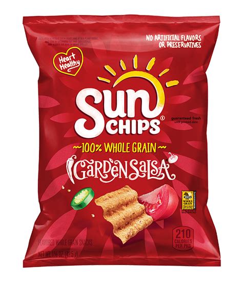 Sunchips® Garden Salsa® Flavored Whole Grain Snacks 15 Oz Pepsico