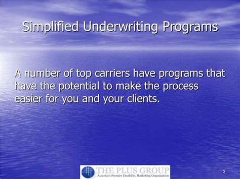 Irmi offers the most exhaustive resource of definitions and other help to insurance professionals found anywhere. PPT - DI Underwriting PowerPoint Presentation, free ...