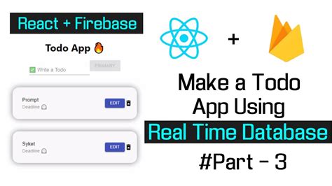 In this post, we will create a very basic but component rich todo application using many class components and will also understand some basic concepts used in our. Build a TO-DO App Using React with Firebase#part-3 - YouTube