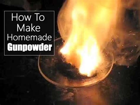 How To Make Homemade Gunpowder In 3 Simple Steps With 3 Ingredients