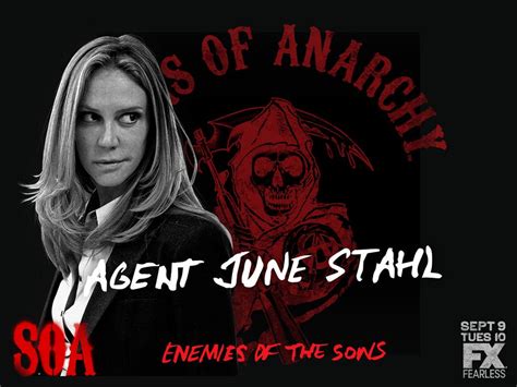 Enemies Of The Sons Agent June Stahl Sons Of Anarchy Photo 37542047