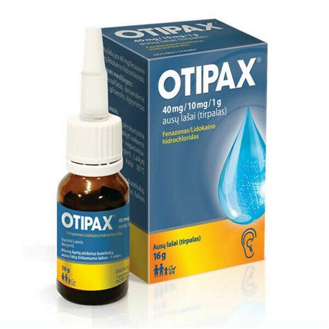 Otipax Ear Drops For Pain Inflammation Otitis 15 Ml For Sale Online Ebay