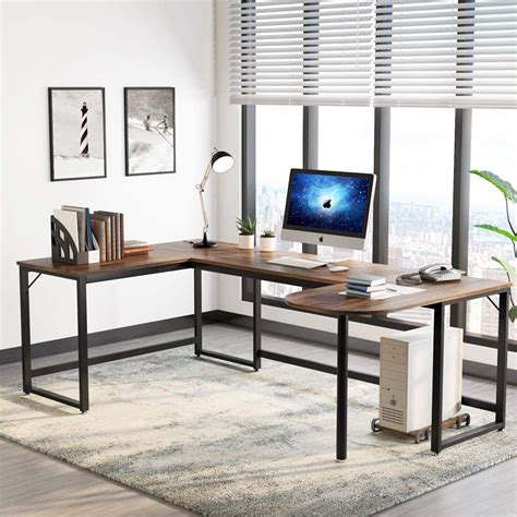 U Shaped Desk Large L Shaped Desk Corner Computer Office Desk Writing