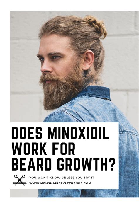 Using Minoxidil For Beard Growth Growing Facial Hair Facial Hair