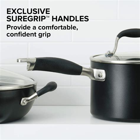 mua anolon advanced hard anodized nonstick cookware pots and pans set 11 piece onyx trên