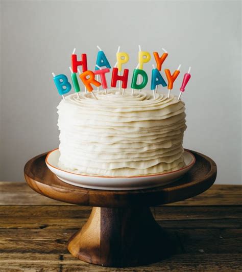 Repeat twice more with remaining layers and top with the last cake layer (there's no need to soak the top layer with syrup). 8 Awesome Birthday Cakes | A Cup of Jo