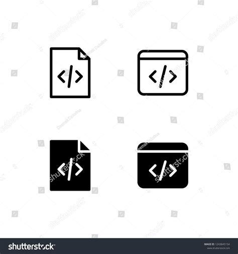 Script Icon Design Script Code Html Coding Programming Icon Logo