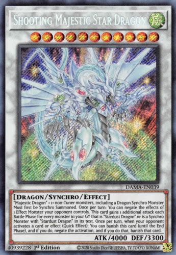 Shooting Majestic Star Dragon Yugioh Top Decks