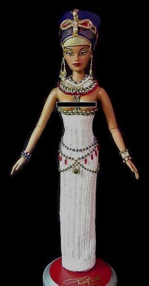 Nefertiti Barbie Girl Barbie Dolls Goddess Makeup Egyptian Fashion Burlesque Costumes
