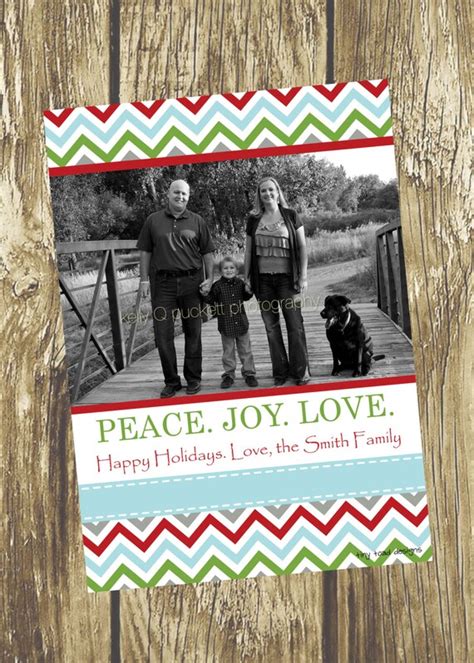 Peace Joy Love Holiday Cards Christmas Cards Diy Printable