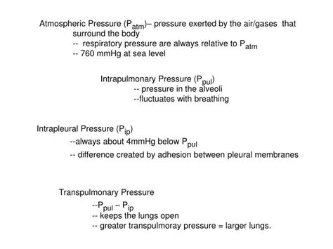 Ppt Atmospheric Pressure P Atm Pressure Exerted By The Airgases