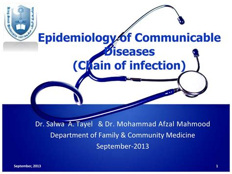 Ppt Epidemiology Of Communicable Diseases Chain Of Infection
