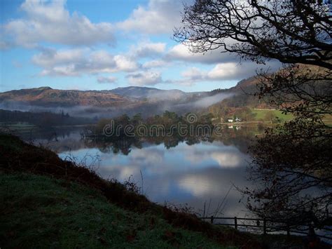 Early Morning Mist In The Lake District Stock Image Image Of Mist