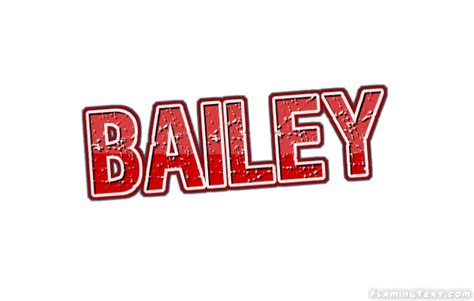 Bailey Logo Herramienta De Diseño De Nombres Gratis De Flaming Text