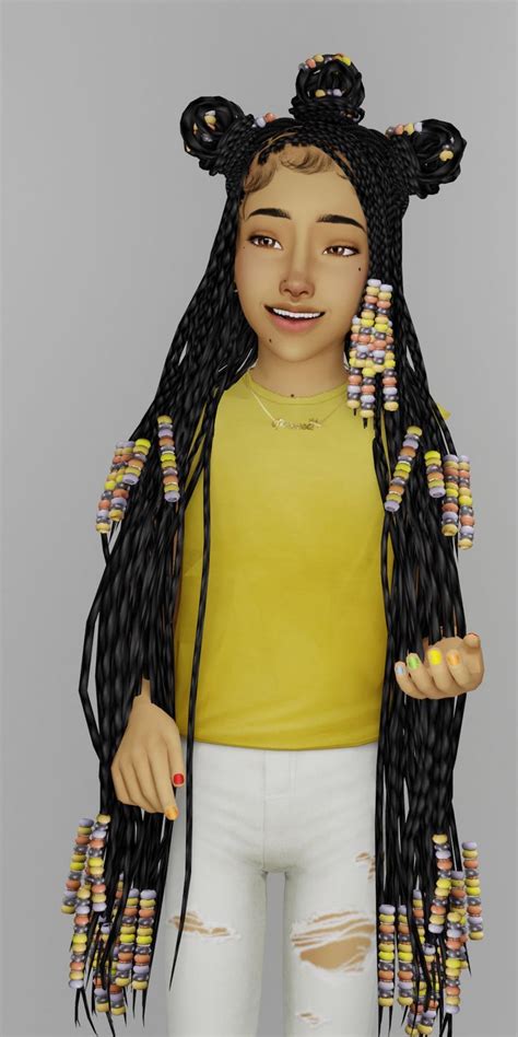 Afro Hair Sims 4 Cc Sims Hair Sims 4 Body Mods Sims 4 Cc Kids