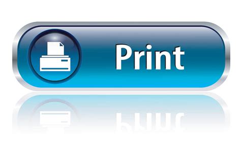 Print Icon Button Blue Glossy With Shadow 5204803 Vector Art At Vecteezy