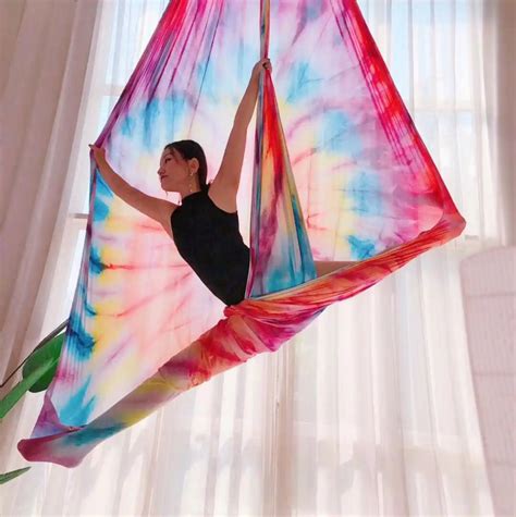 PRIOR FITNESS Yards Yoga Fy Aerial Silks Set Equipment For Acrobatic Gymnastics Flying Dance