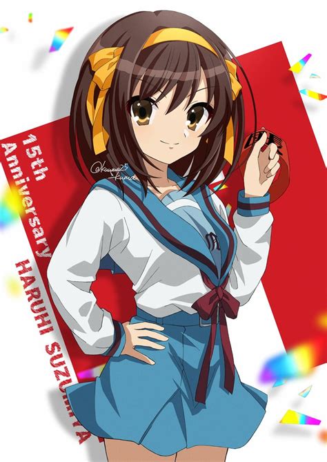 Suzumiya Haruhi Suzumiya Haruhi No Yuuutsu Drawn By Kuuma25kuma