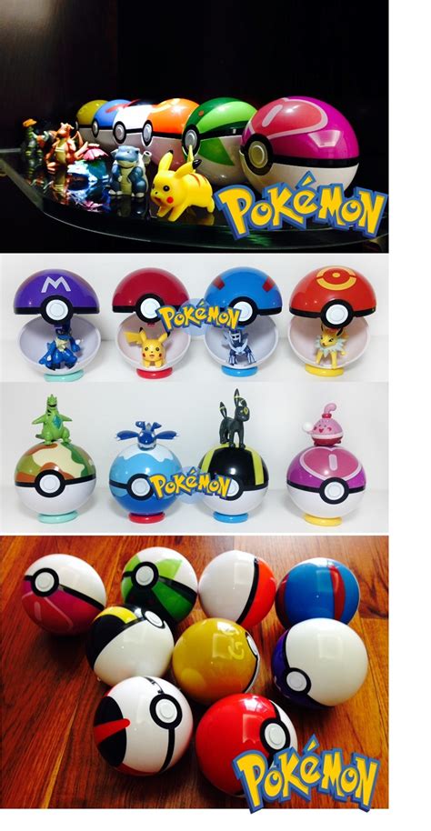 Buy Pokeball Pokemon Poké Ball 15 Types 7cm Each Pikachu