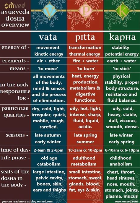 Dosha Overview Ayurveda The Traditional Medicine Of India