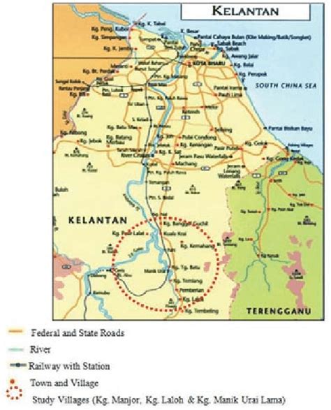 Map Of Kelantan Gordoncxt