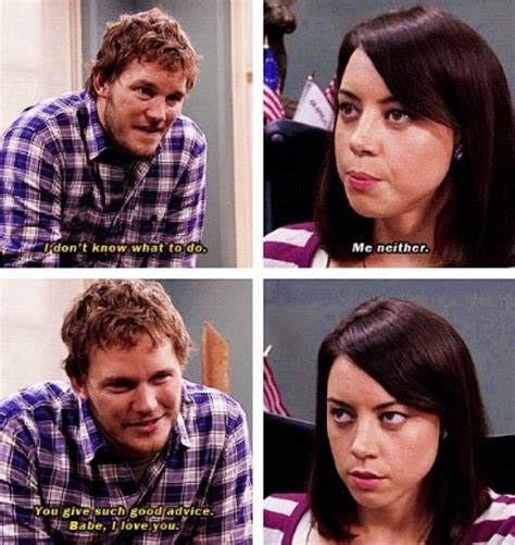 Top parks and recreation quotes. april & andy | Parks n rec, April ludgate