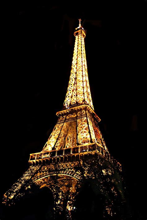 Eiffel Tower Eiffel Tower Black Background Photography Tour Eiffel
