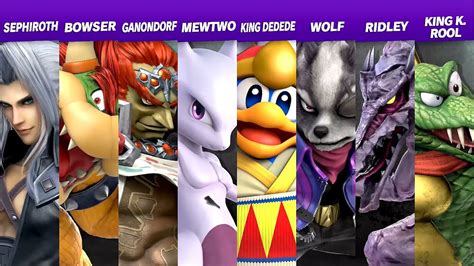 Written by gingah ninjabeat composed by essempiemsephiroth, shadow sephiroth and safer sephiroth voiced by gingah ninjaganondorf and ganon voiced by essempie. Sephiroth Vs Bowser Vs Mewtwo Vs Ganondorf Vs King Dedede Vs Wolf Vs Ridley Vs King K. Rool ...