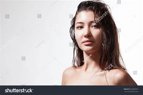Closeup Womans Face Healthy Skin Clean Stock Photo Shutterstock