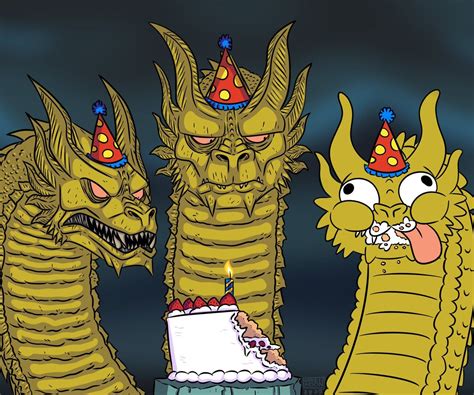 Ghidorah Especial Cumpleaños 23 Años Godzilla Wallpaper Godzilla