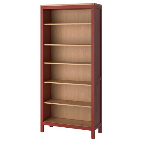 Hemnes Bookcase Red Stainedlight Brown Stained 3538x7712 Ikea