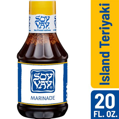Soy Vay Island Teriyaki Marinade And Sauce 20 Ounce Bottle
