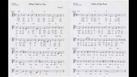 Virtual Hymnal What Child Is Thischild Of The Poor Youtube