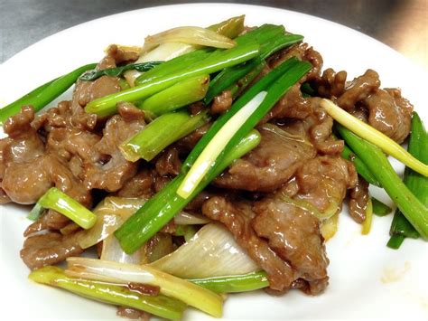Cicilitv Chinese Stir Fry Beef With Scallions Recipe