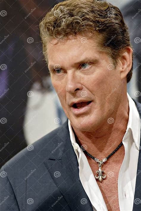 David Hasselhoff Appearing Live Editorial Image Image Of Austrian