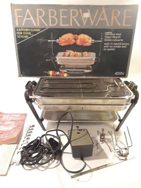 Farberware 450A Open Hearth Stainless Indoor Electric Broiler