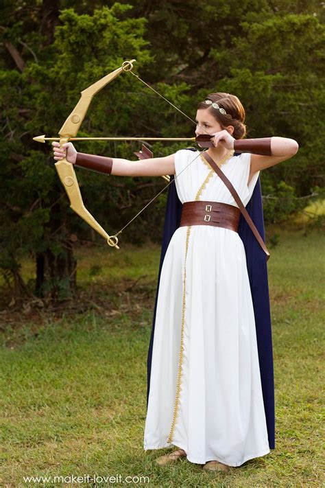 Greek Goddess Costume Diy Artemis