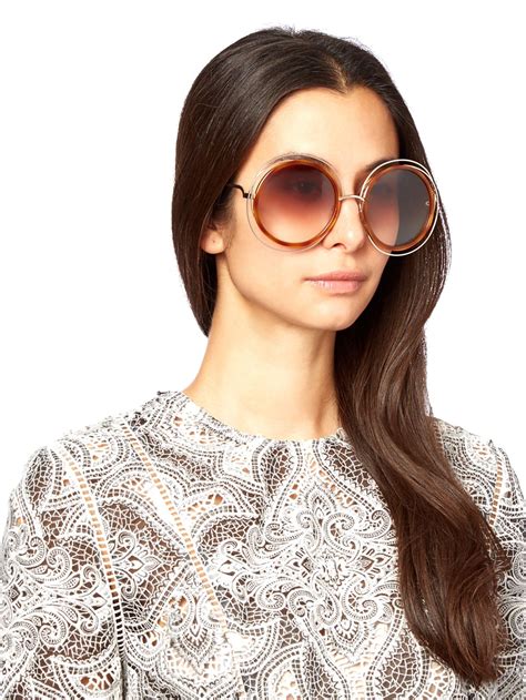 carlina oversized sunglasses chloé matchesfashion us sunglasses women wear fashion