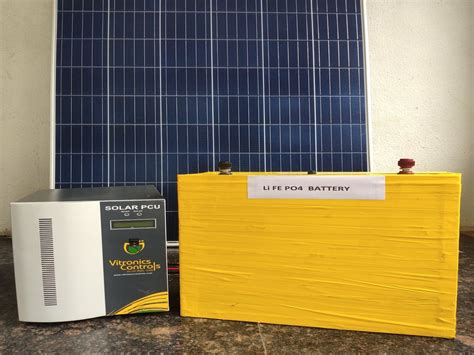 Vitronics Controls Inverter Pcu Off Grid Solar Power Plant For Commercial Capacity 25kva At