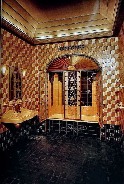 Art Deco Bathroom For Irwin S Chanin 52nd Storey Chanin Building New