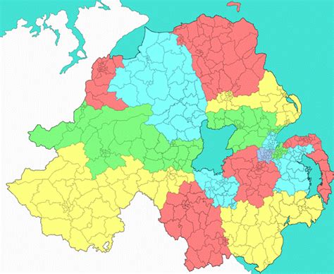 Northern Ireland The New Constituency Boundaries From The Heart Of