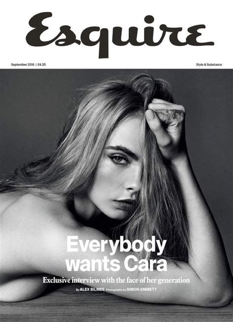 Cara Delevingne Strips Down For Esquire UK Cover Shoot Fashion Gone Rogue