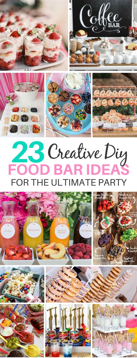 23 Stunning Party Food Bars For Your Next Big Occasion Party Food