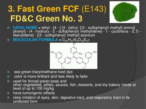 Synthetic Food Coloring