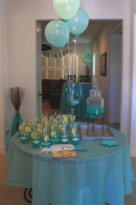 To help send everyone home with a smile on their face, baby shower favors are a great option that can also add to your shower's decor if you choose. Tiffany blue shower | boy baby shower ideas | Tiffany blue ...