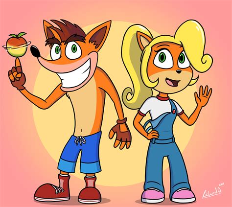 crash and coco bandicoot the n sane duo by digitalrq on deviantart