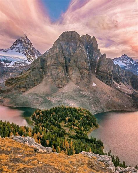 Mt Assiniboine Natural Landmarks British Columbia Landmarks