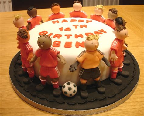 Football themed christening cake with a nod towards hull city football club. Football Cakes - Decoration Ideas | Little Birthday Cakes